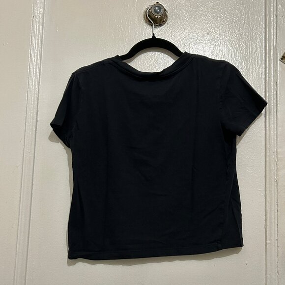 Zara Tops - Black Zara Cropped T-Shirt | Size Small